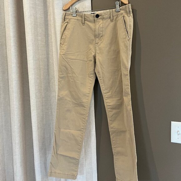 Hollister Other - Hollister Men's Slim Straight Chino Khaki Pants, Size 30 x 32